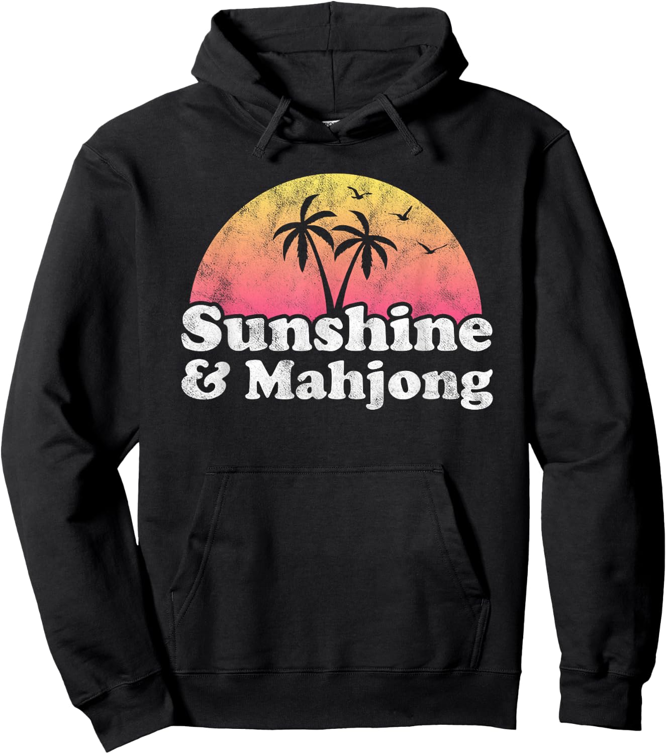 Sunshine and Mahjong Hoodie - Hoodie | Black