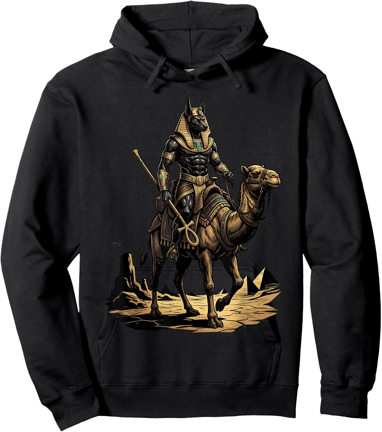 Anubis God Egyptian Diety Egyptian Mythology Ancient Egypt Hoodie - Hoodie | Black