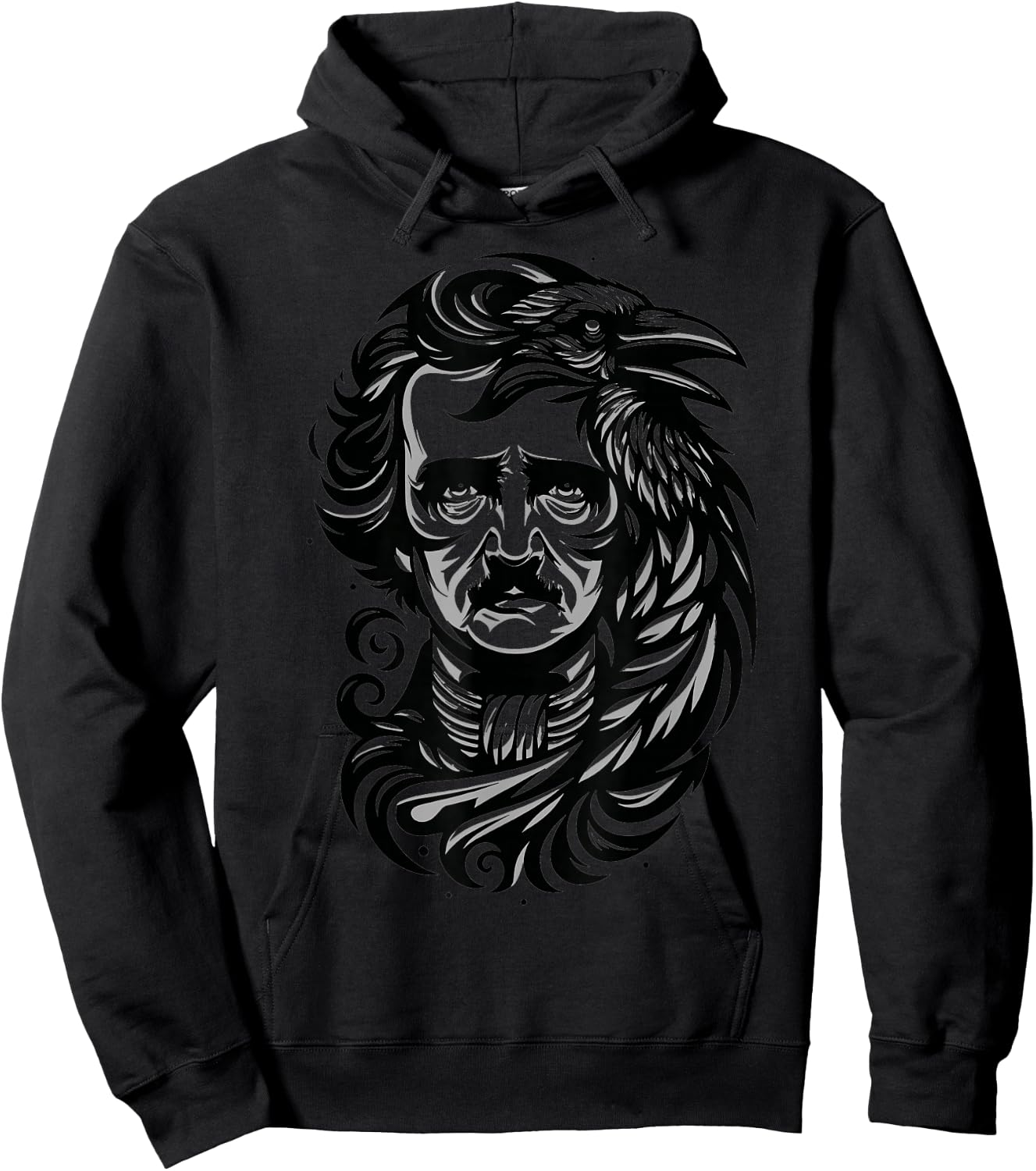 Gothic Edgar Allan Poe Dark Academia Literature Poet Hoodie - Hoodie | Black