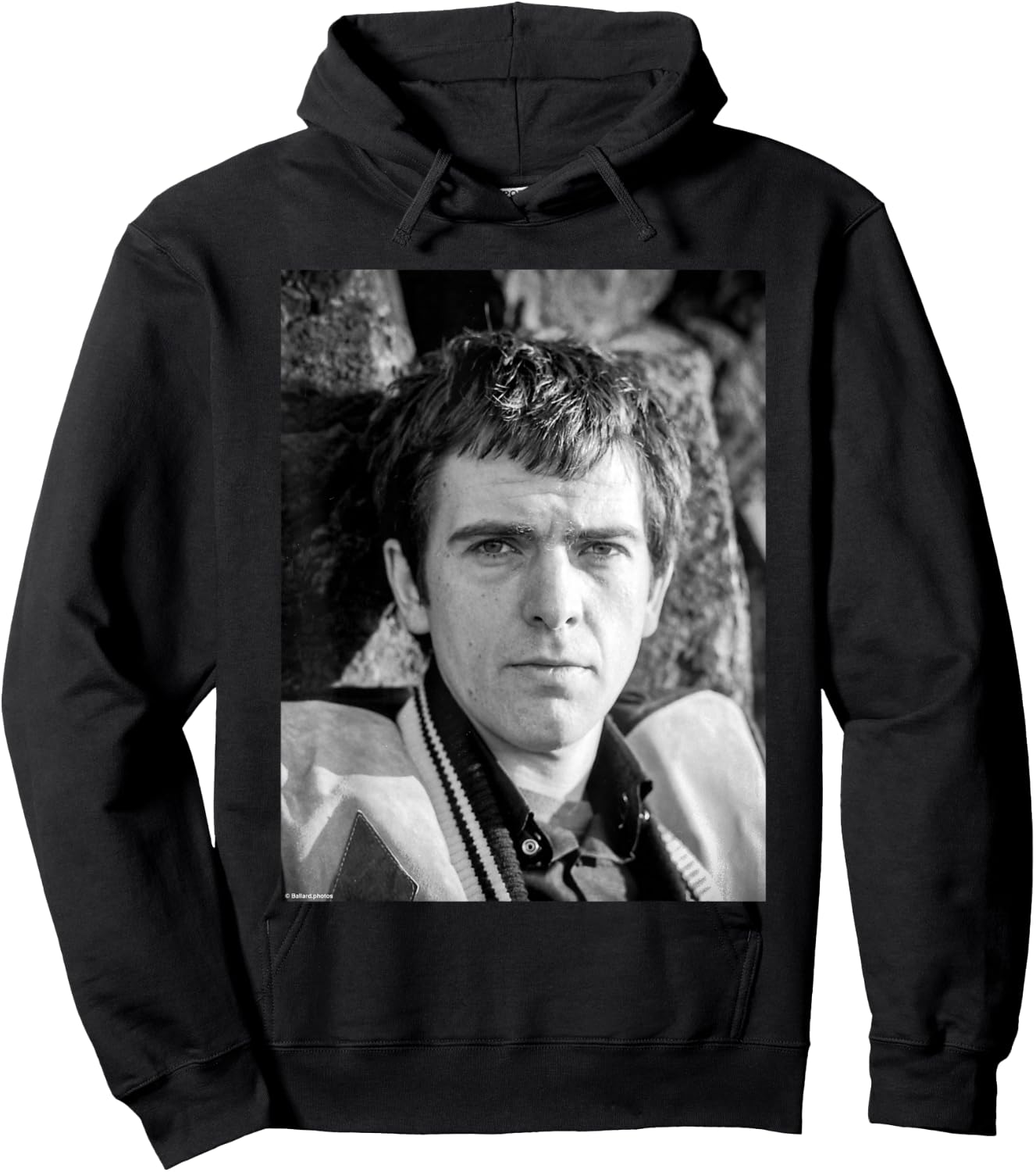 Peter Gabriel of Genesis Photo by Allan Ballard Hoodie - Hoodie | Black