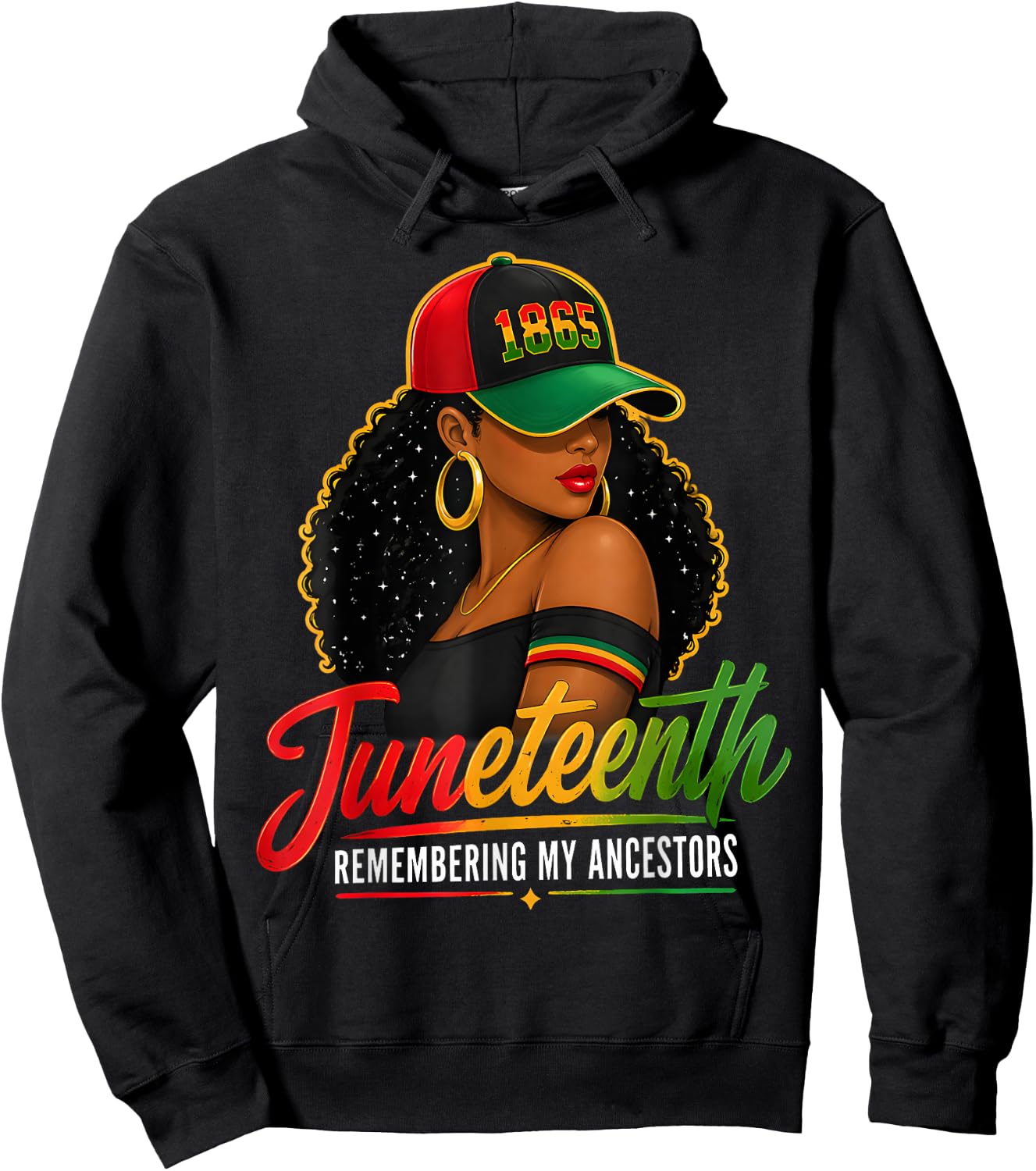 Juneteenth Remembering My Ancestors Black Women Girl Hoodie - Hoodie | Black