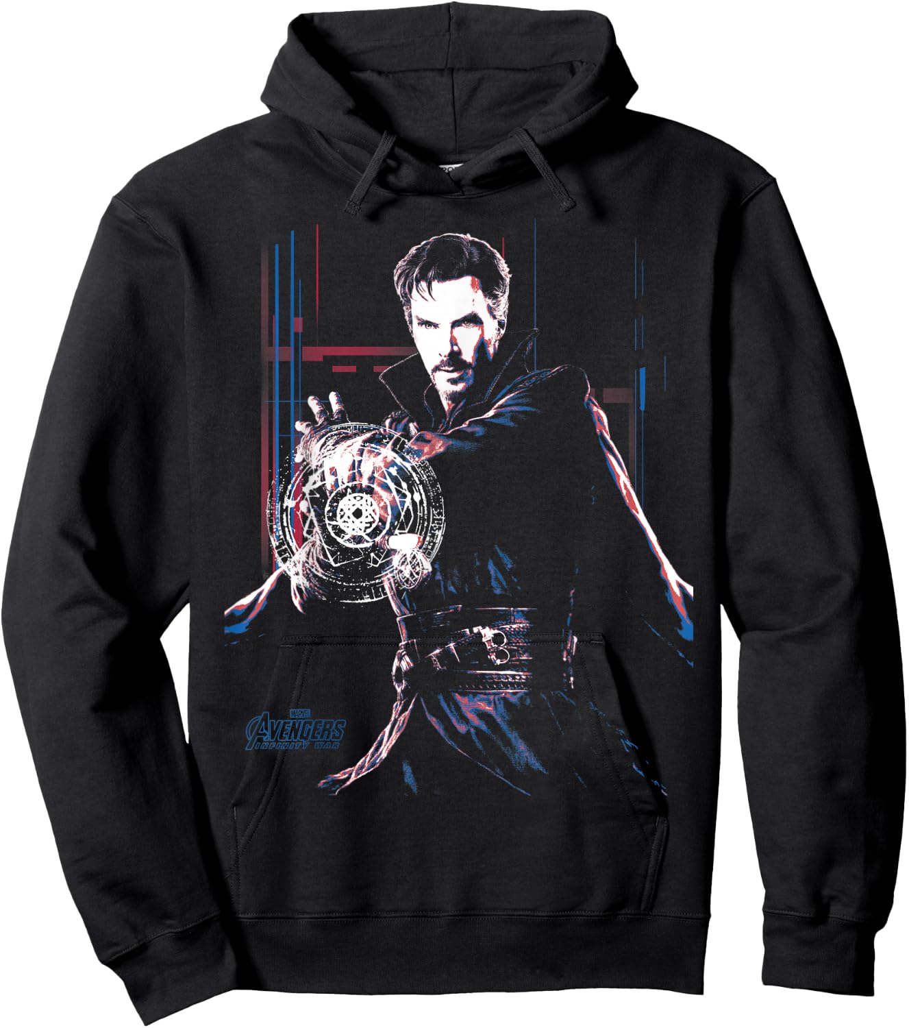 Marvel Avengers: Infinity War Doctor Strange Dark Portrait Hoodie - Hoodie | Black