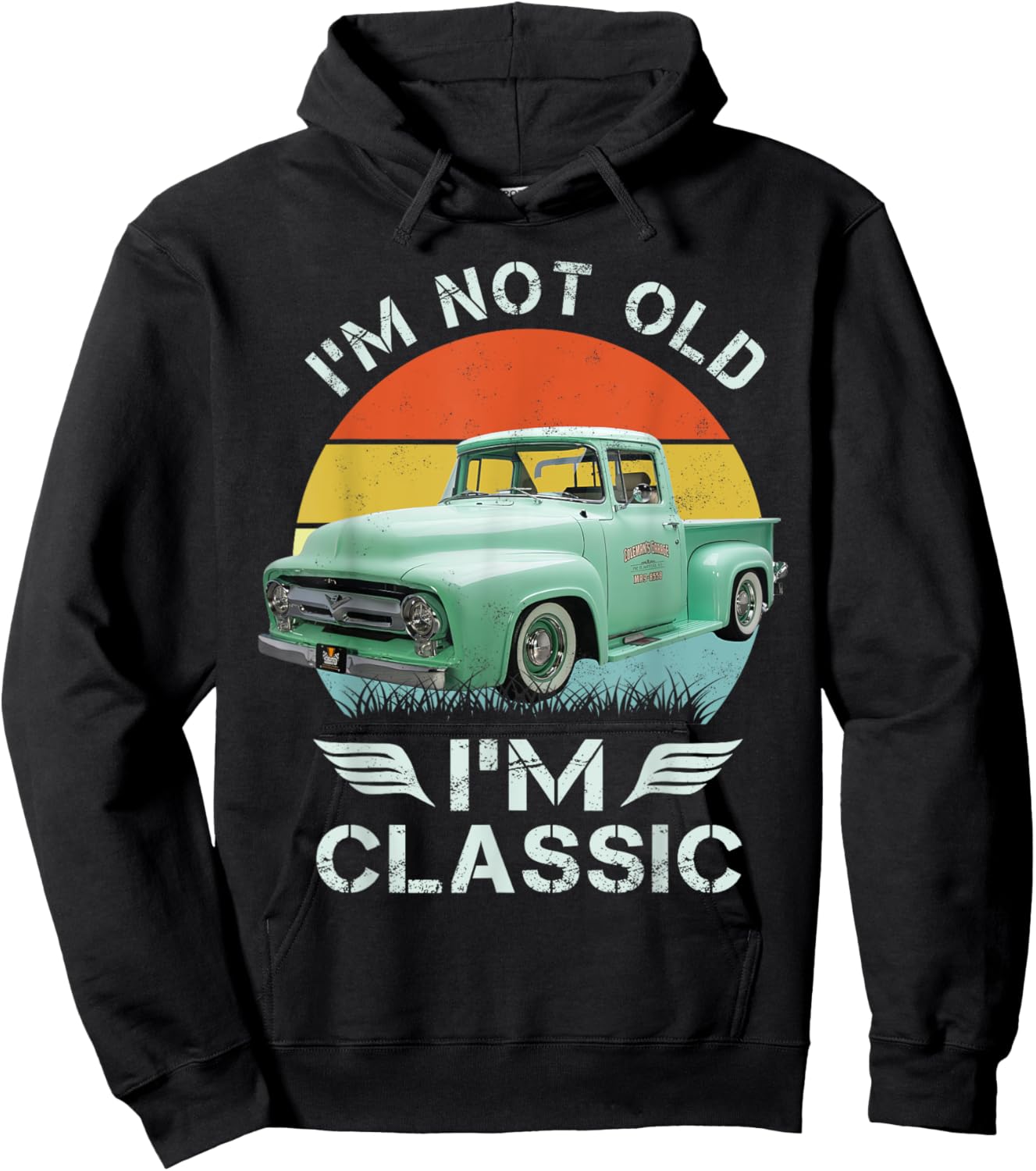 1955 1956 Classic F100 Hoodie - Hoodie | Black