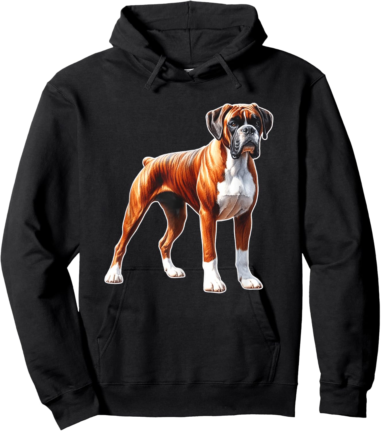 Boxer Dog Hoodie - Hoodie | Black
