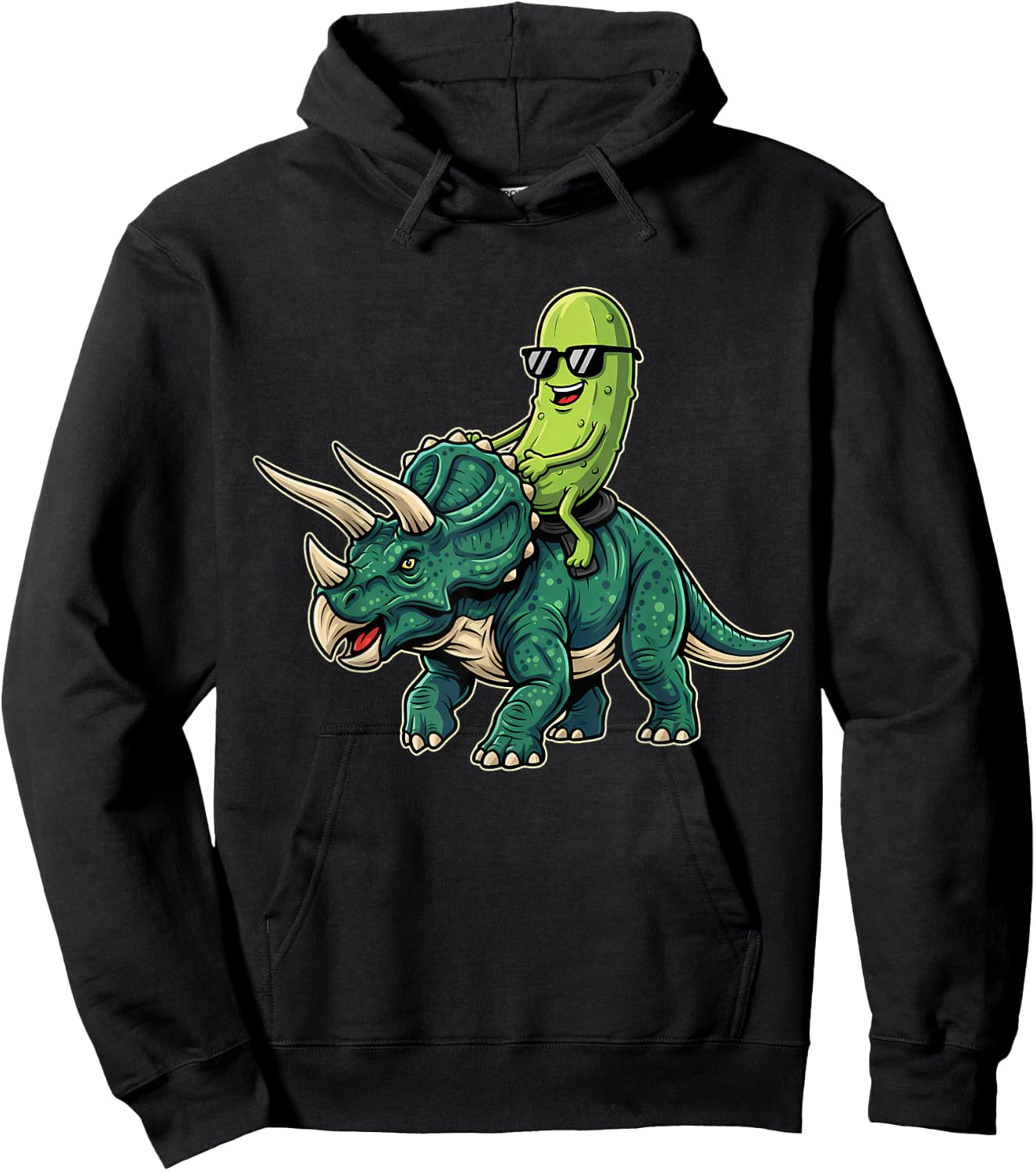 Dinosaur Pickle Hoodie - Hoodie | Black