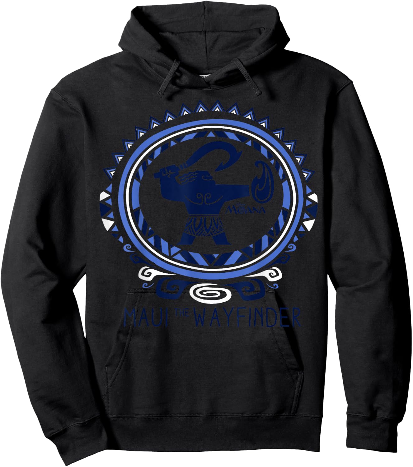 Disney Moana Maui The Wayfinder Graphic Hoodie - Hoodie | Black