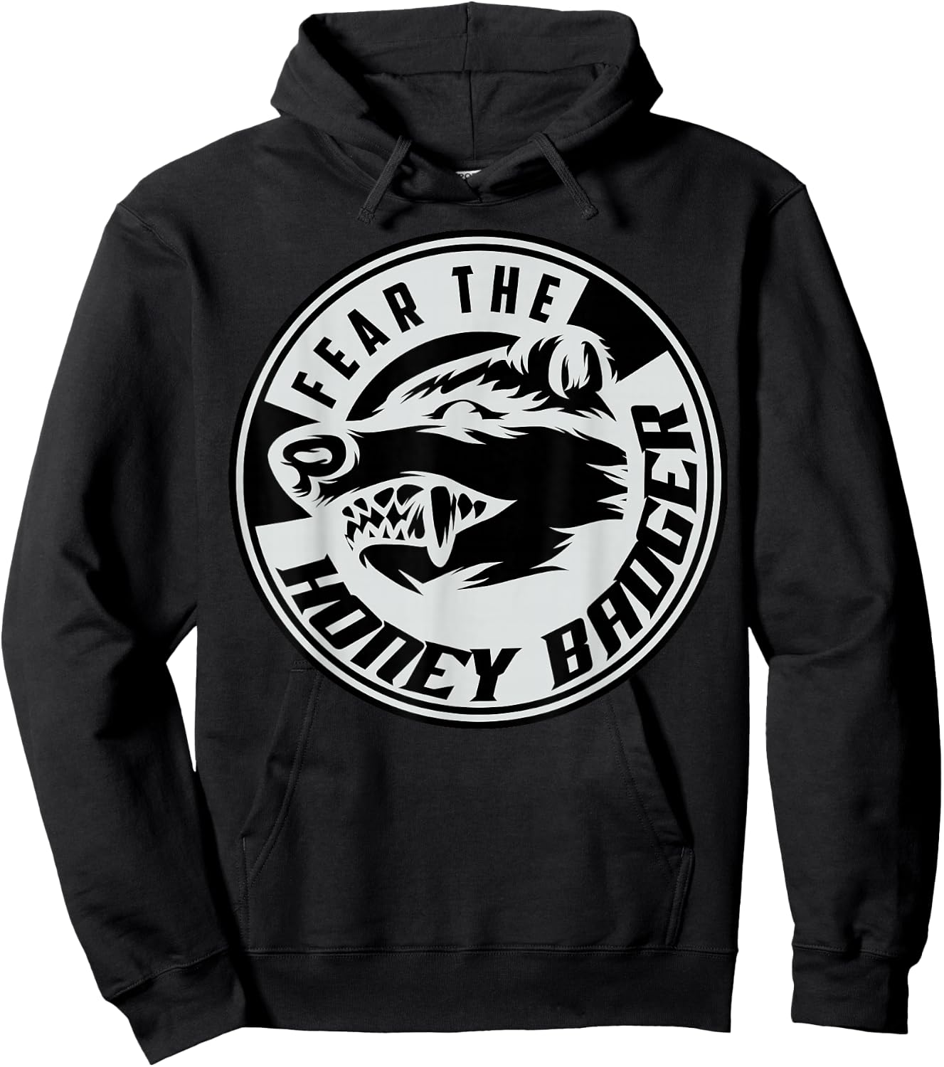 Cool Fear The Honey Badger - Great Gift Hoodie - Hoodie | Black