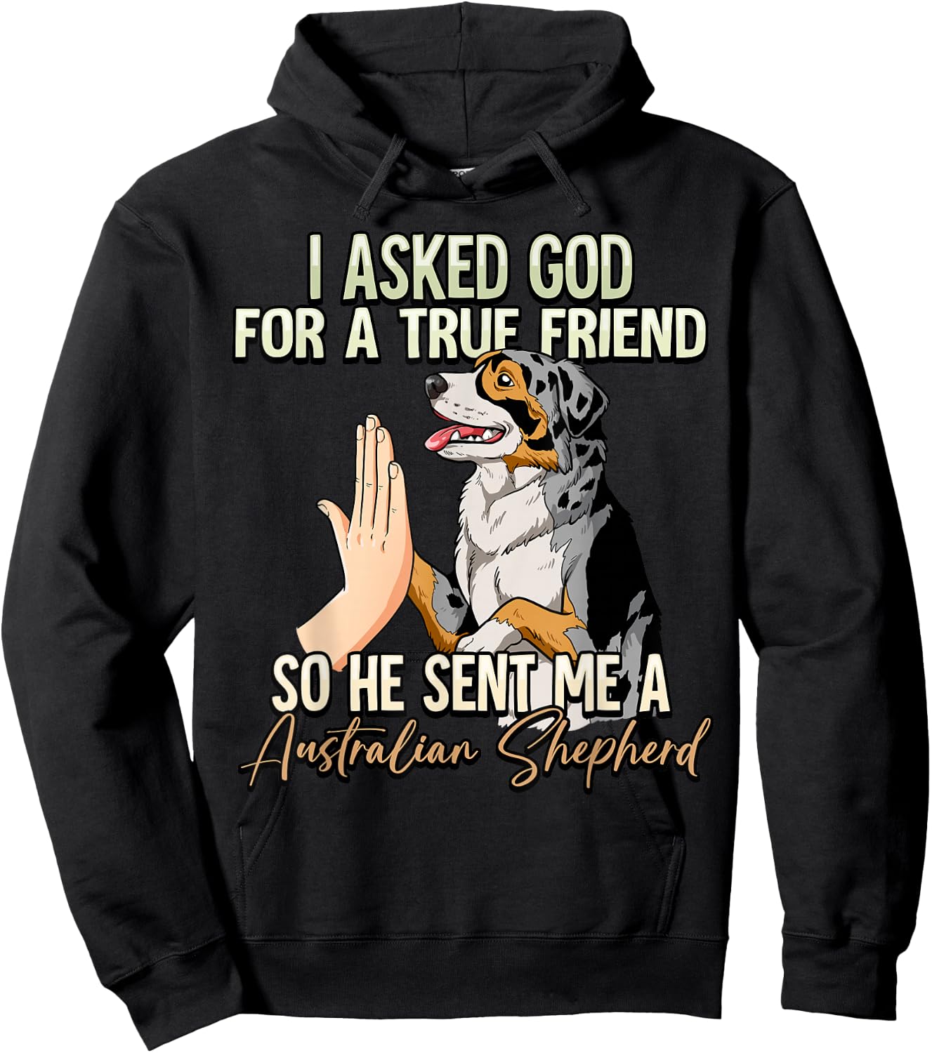 Australian Shepherd Hoodie - Hoodie | Black