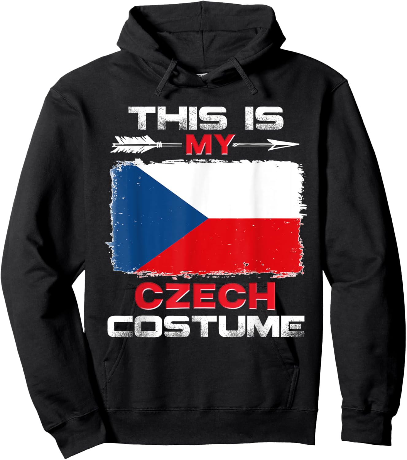 This Is My Czech Costume Czech Republic Hoodie - Hoodie | Black