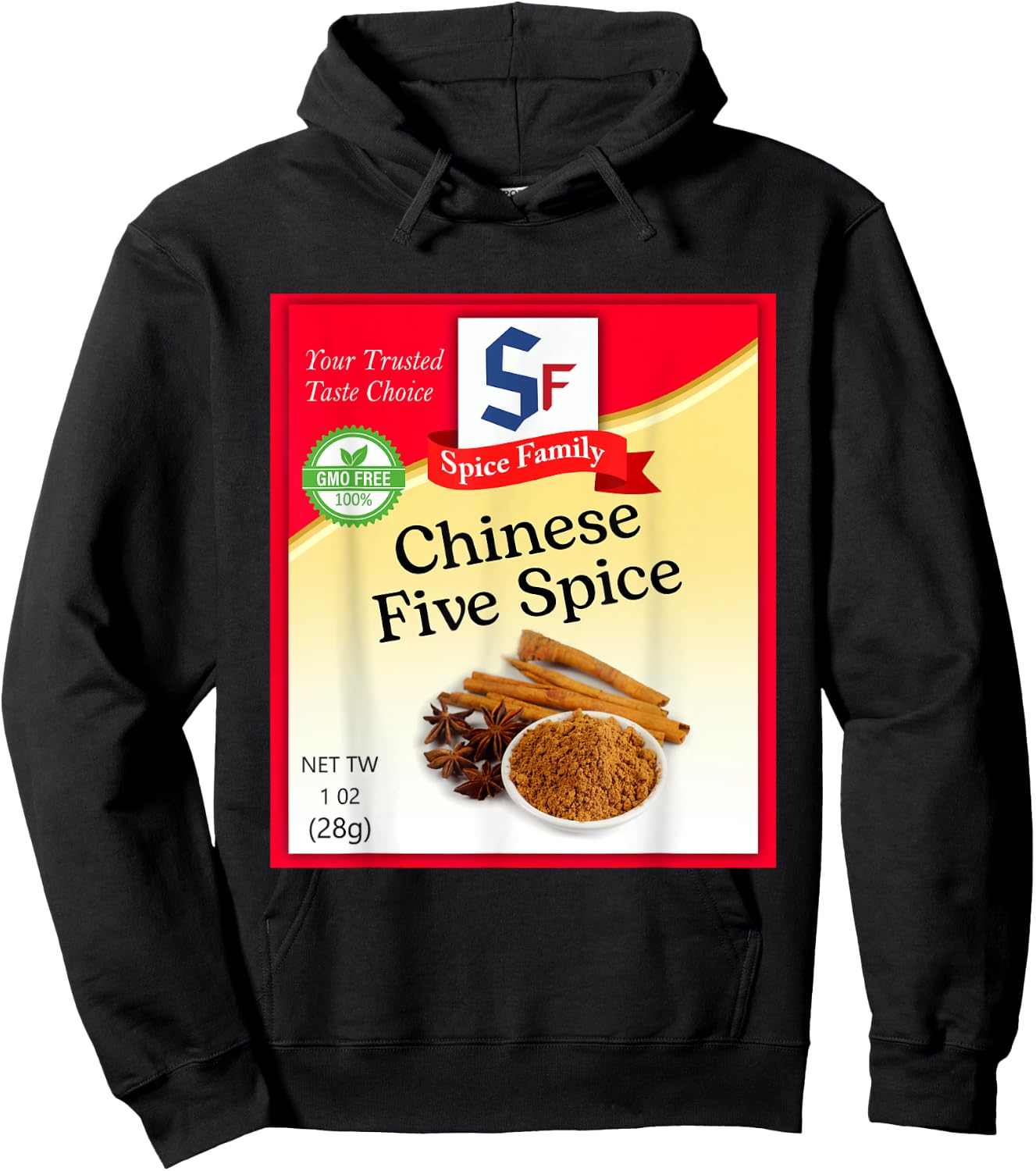 Chinese Five Spice Condiment Holiday Spice Group Costumes Hoodie - Hoodie | Black