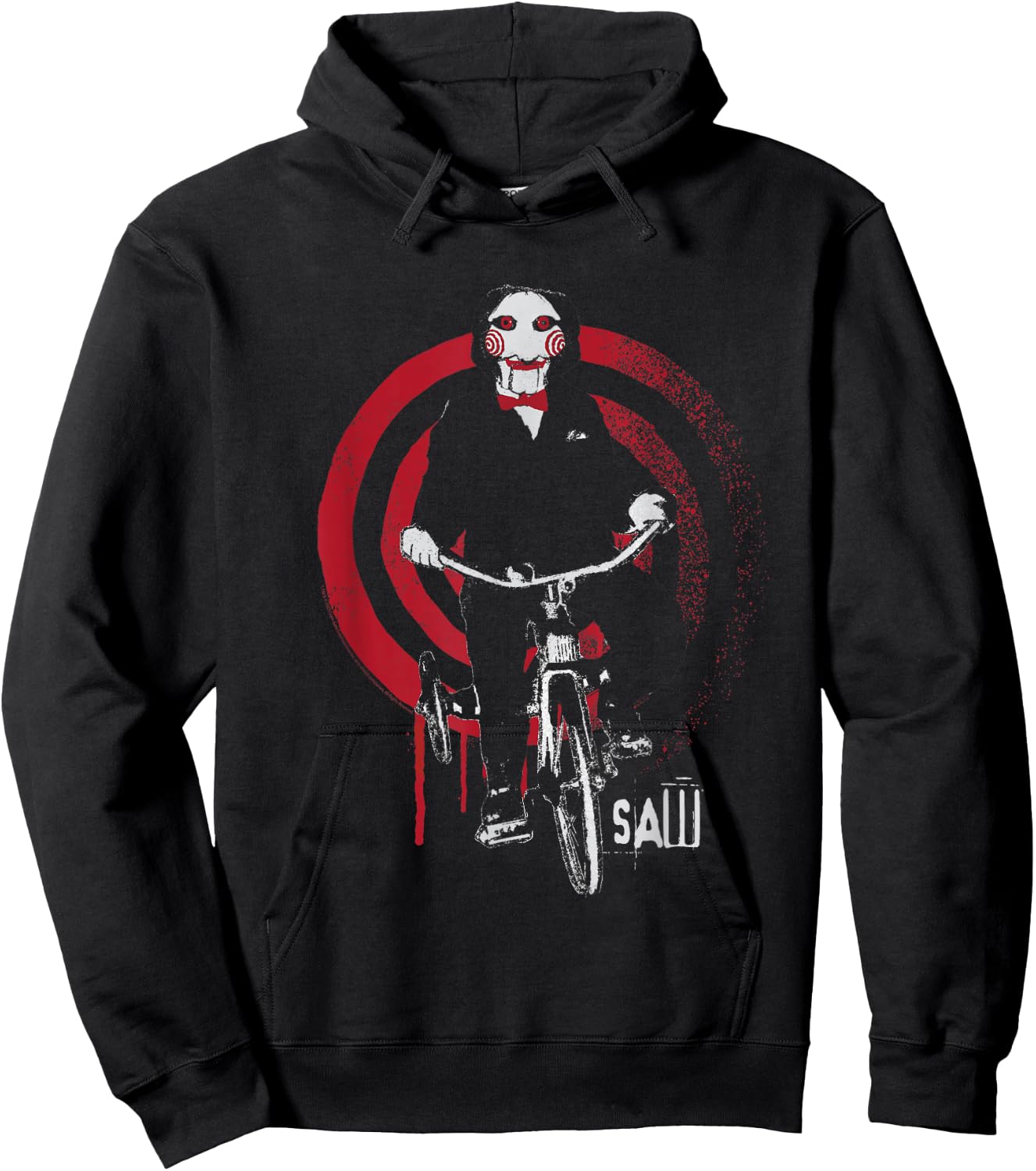 Saw Jigsaw on the Bicycle , black Hoodie - Hoodie | Black