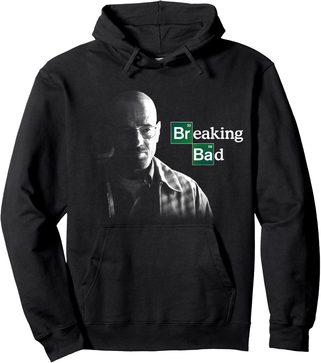 Breaking Bad Walter White with Logo , black Hoodie - Hoodie | Black