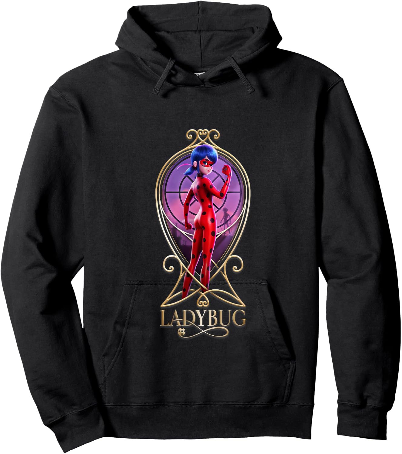 Miraculous Ladybug The Movie Ladybug big Hoodie - Hoodie | Black