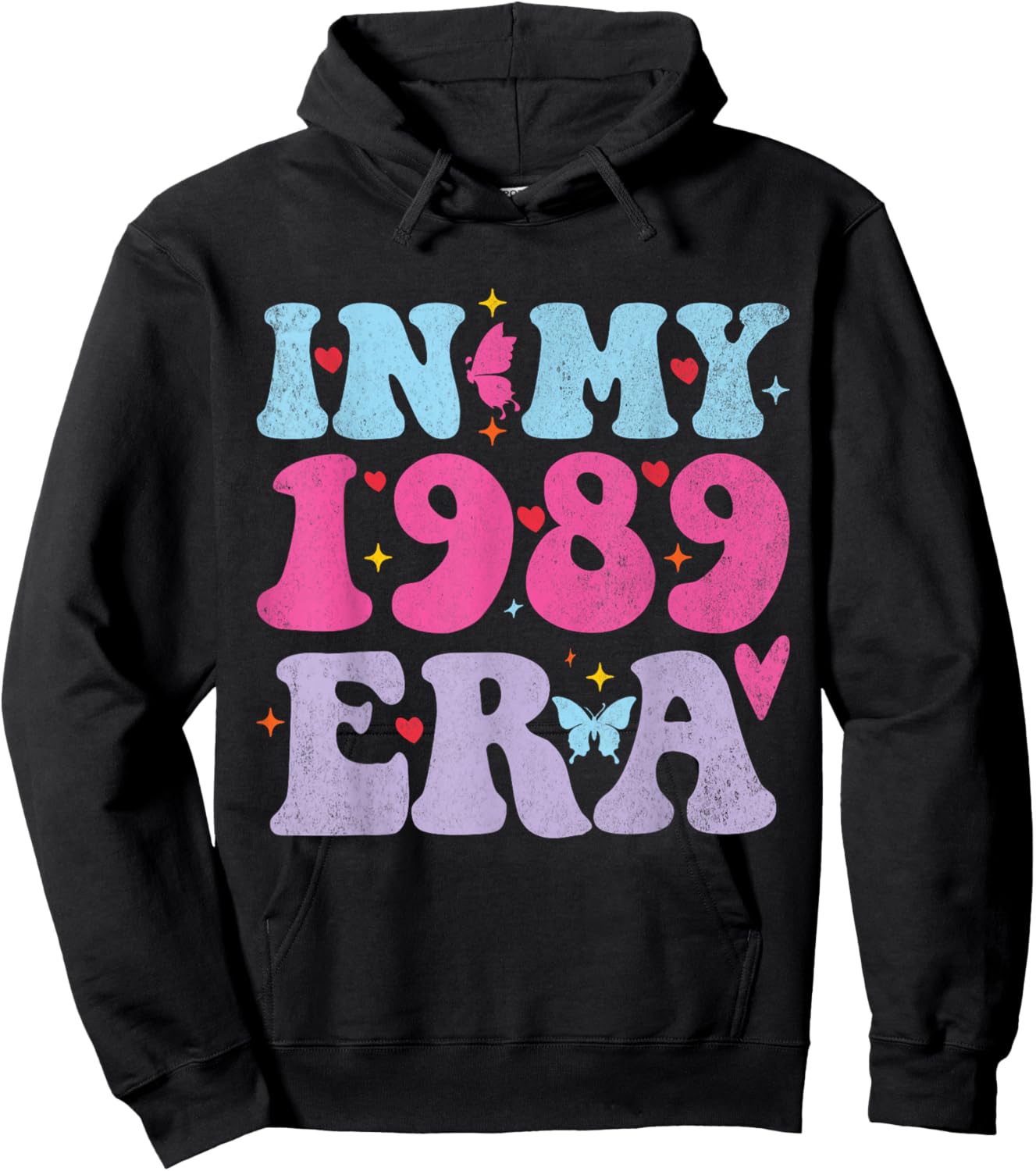 In My 1989 Era Kids Boys Girls Teachers for Youth Hoodie - Hoodie | Black