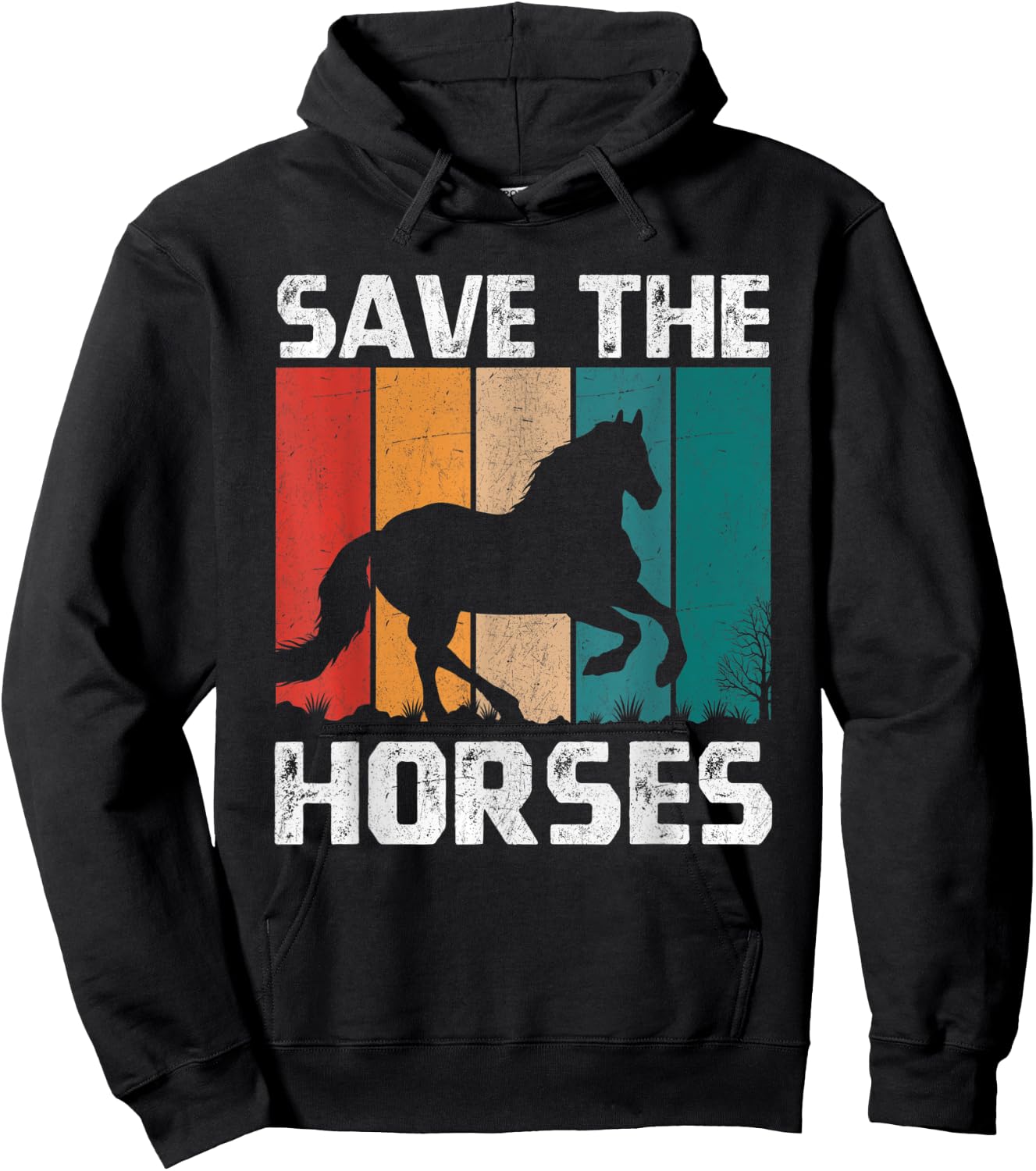 Save The Horses Hoodie - Hoodie | Black