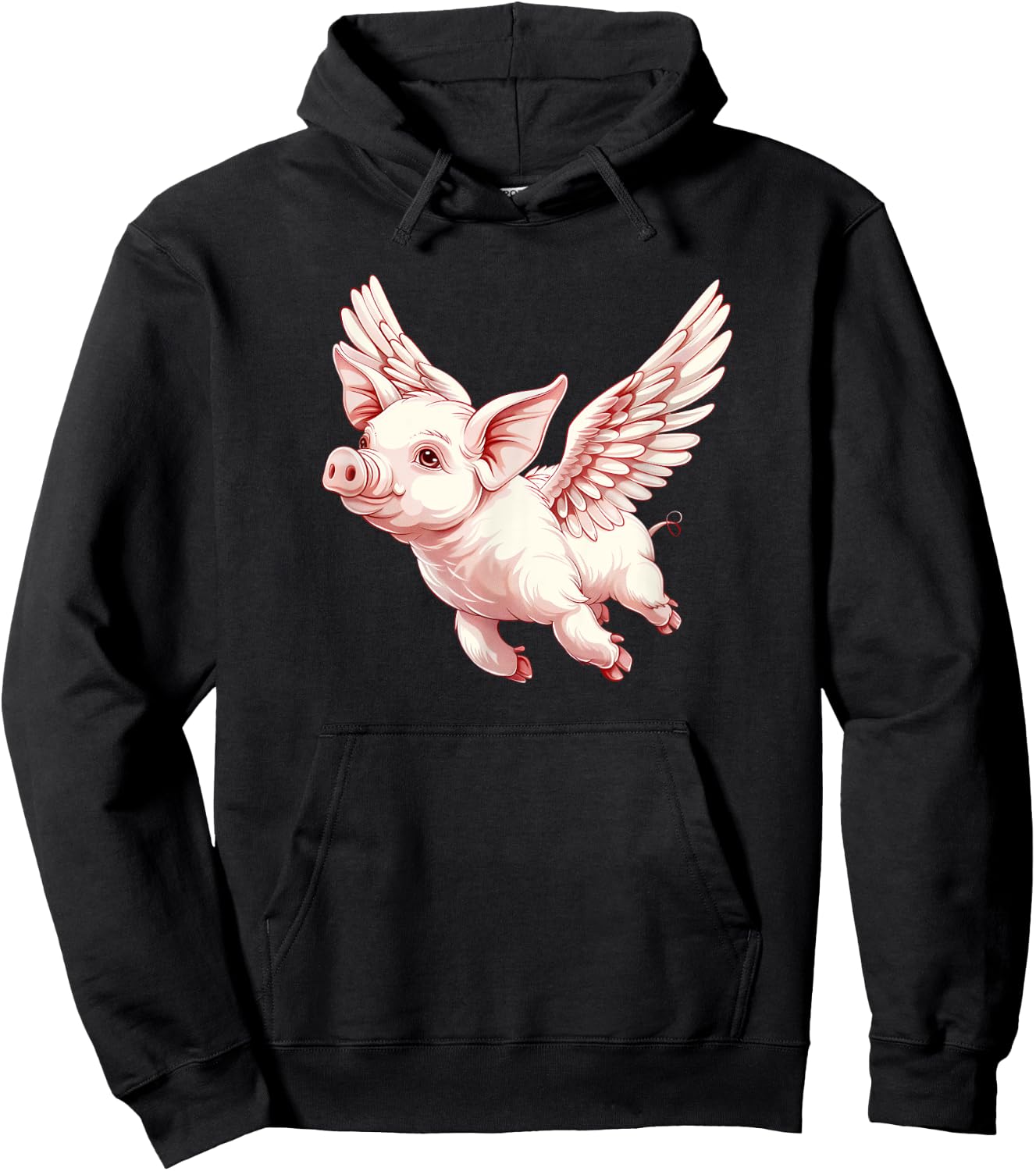 Funny Flying Pigs - Pig Flying - When Pigs Can Fly Hoodie - Hoodie | Black