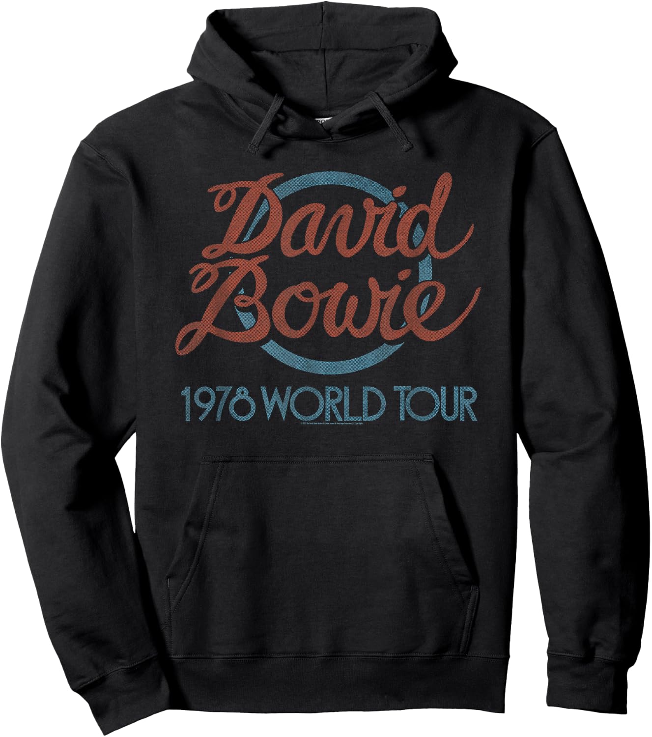 David Bowie - World Tour 1978 Logo , Black Hoodie - Hoodie | Black