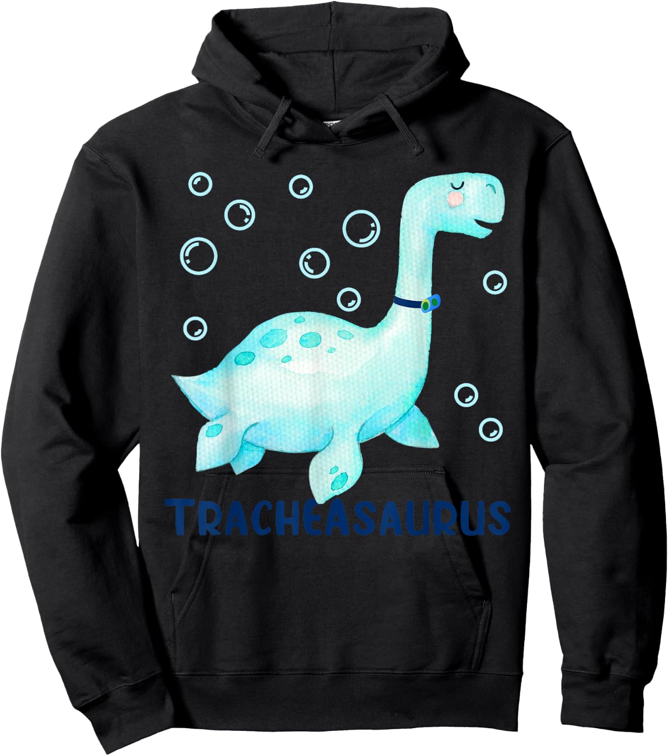 Tracheasaurus Tracheostomy Awareness Hoodie - Hoodie | Black