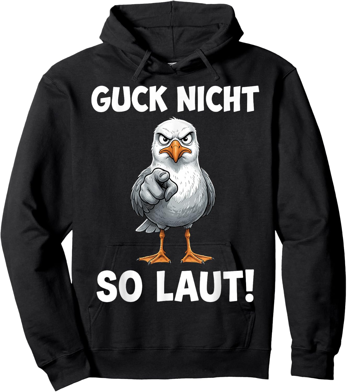 Guck Nicht So Laut Möwe Hoodie - Hoodie | Black