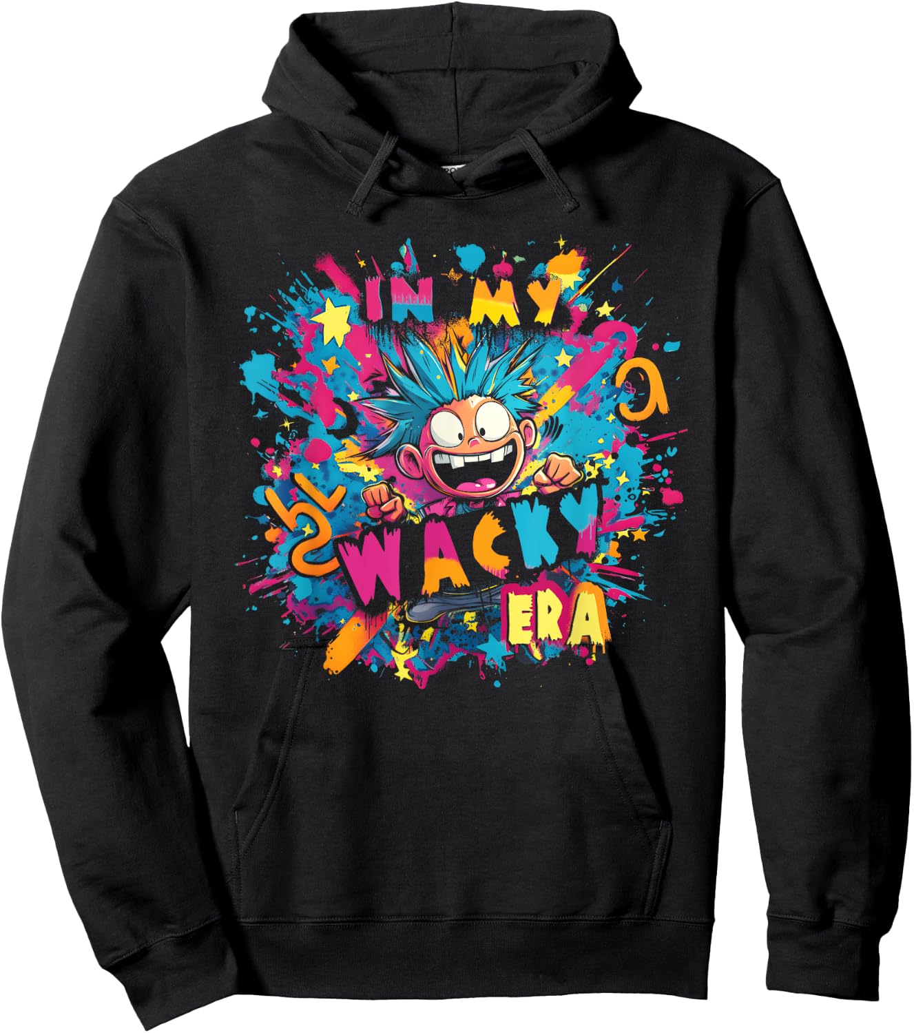 Wacky Outfit | In My Wacky Era , Women and Kids Hoodie - Hoodie | Black