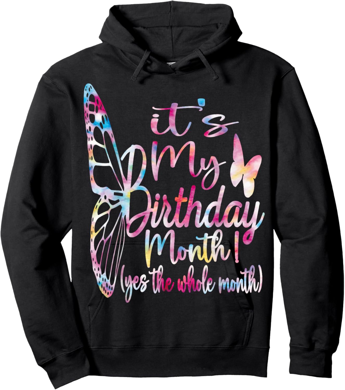 its My Birthday Month, Purple Birthday Shirts Hoodie - Hoodie | Black