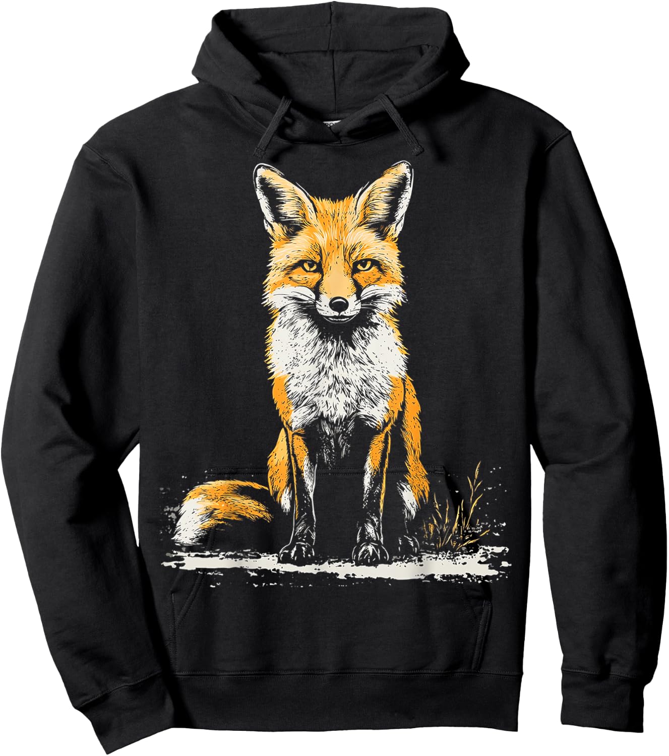 Kit Fox Animal Graphic Artwork Kit renard Hoodie - Hoodie | Black