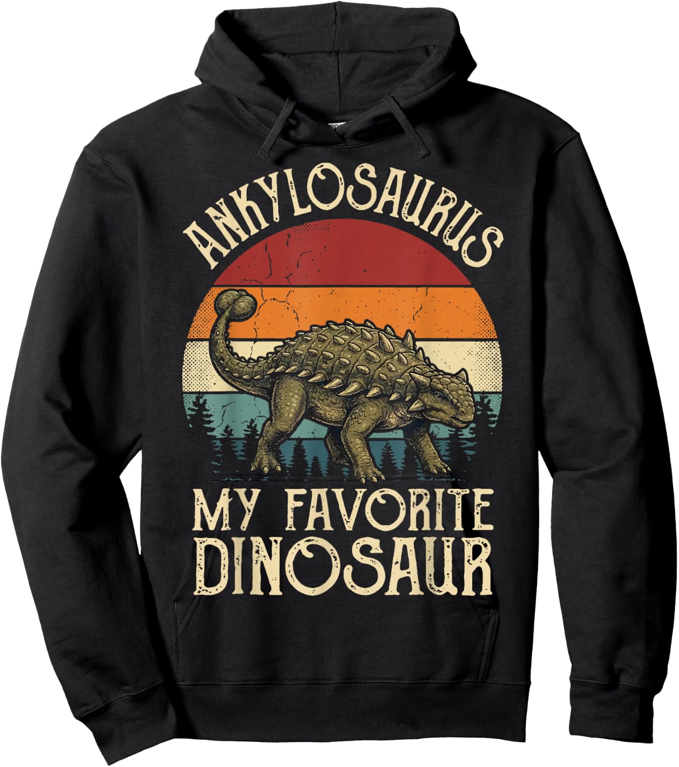 Ankylosaurus My Favorite Dinosaur Hoodie - Hoodie | Black