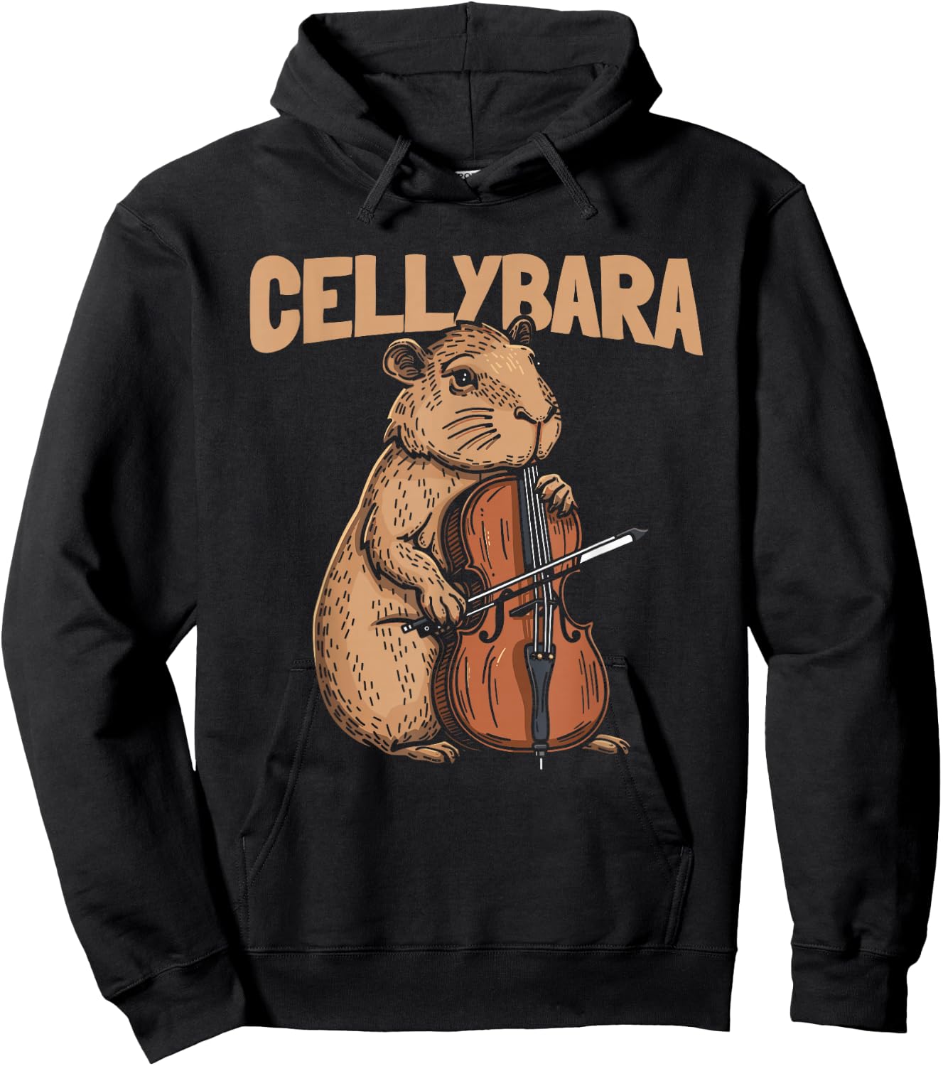 Cellist String Instrument - Violoncello Cello Player Cello Hoodie - Hoodie | Black