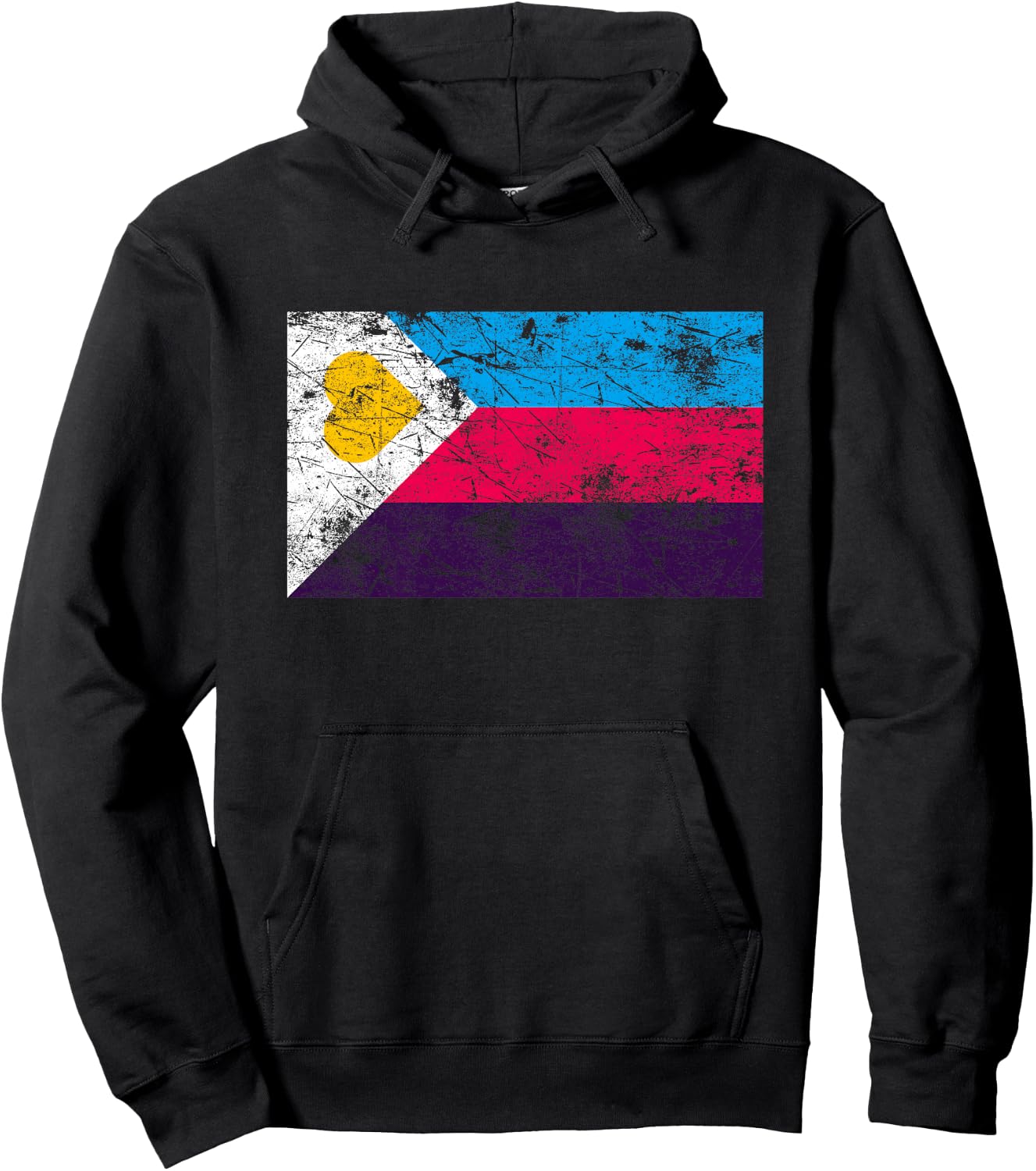 Polyamorie-Flagge Premium Hoodie - Hoodie | Black