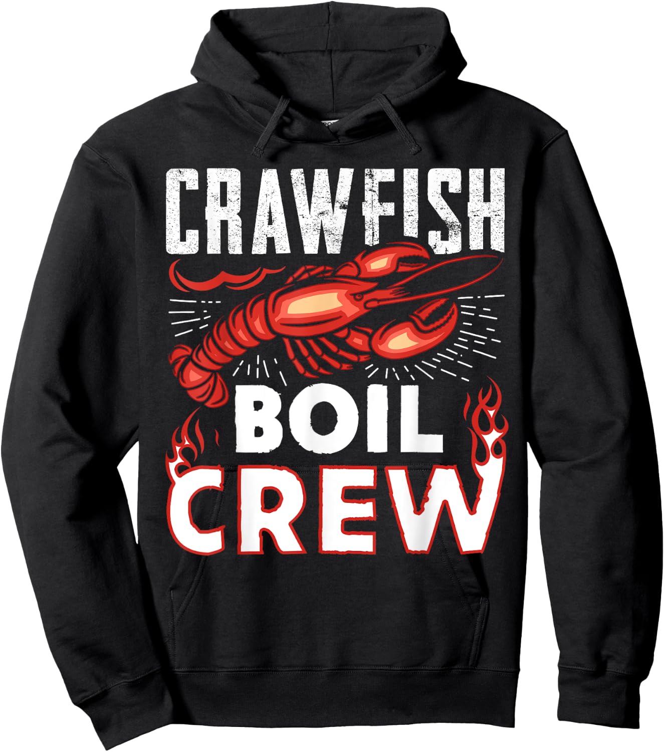 Crawfish Boil Crew Funny Crawfish Lover Gift Hoodie - Hoodie | Black