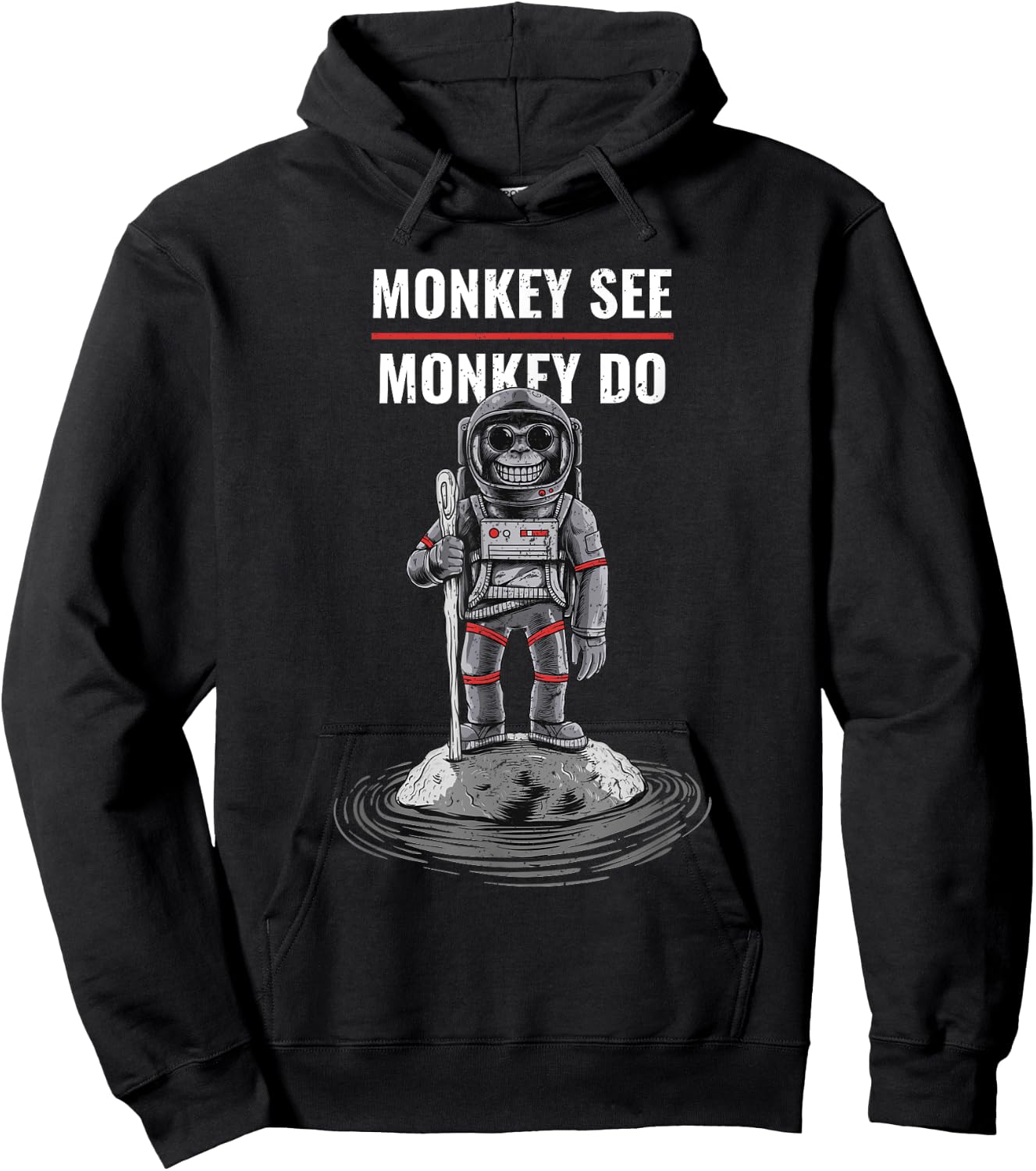 Bad Choices Make Good Stories -Adults Monkey See Monkey Do (Funny) Hoodie - Hoodie | Black