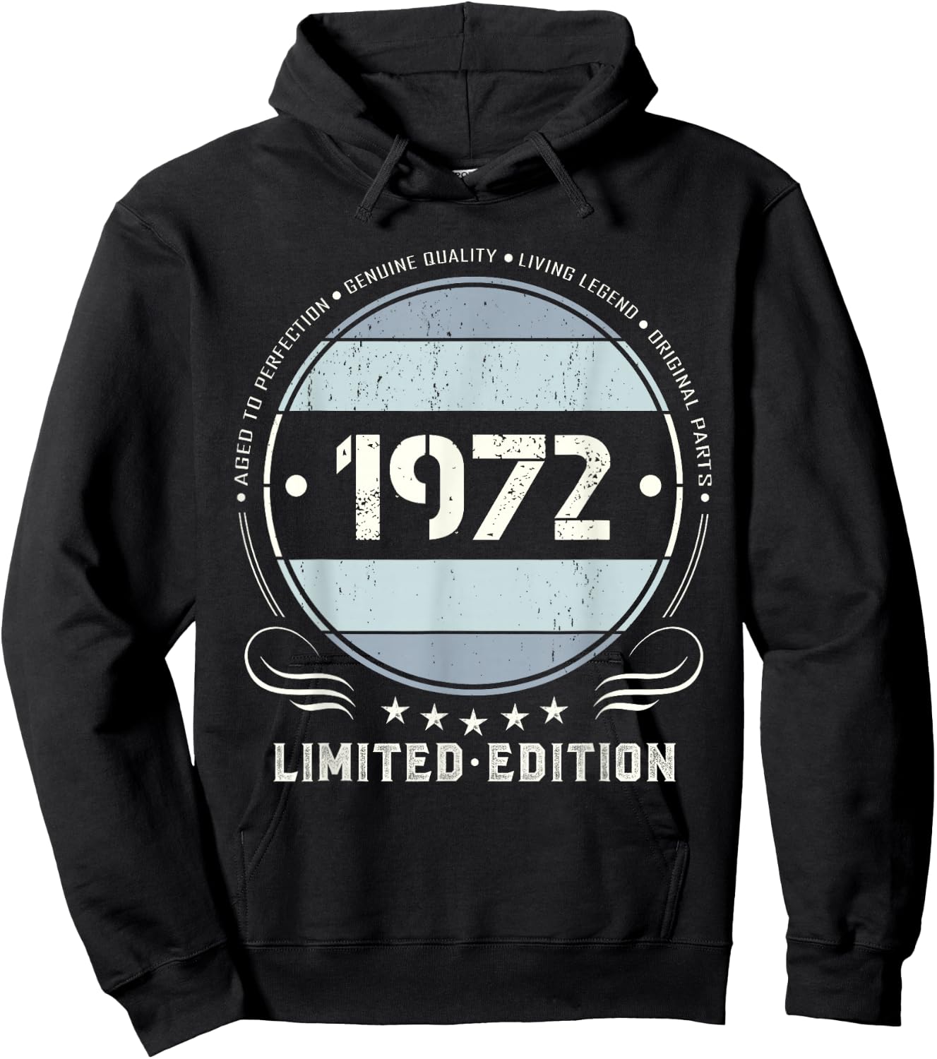 Vintage 1972 T Shirts Retro Funny 1972 Hoodie - Hoodie | Black