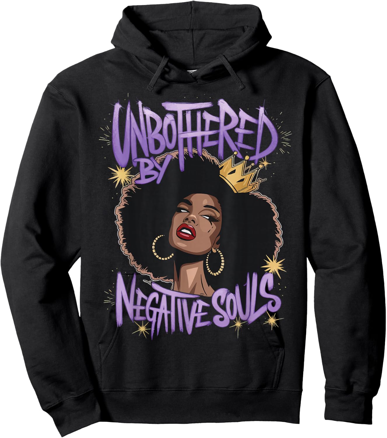 Unbothered By Negative Souls Hoodie - Hoodie | Black