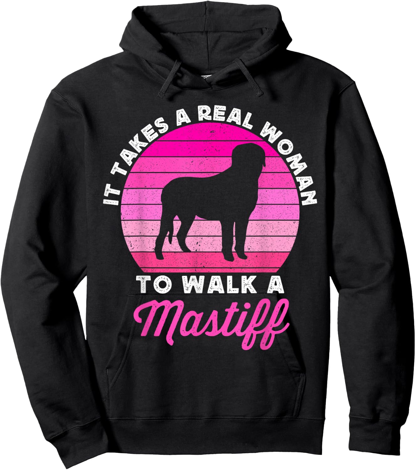 Funny English Mastiff Dog Mastiffs Dog Mom Lady Hoodie - Hoodie | Black