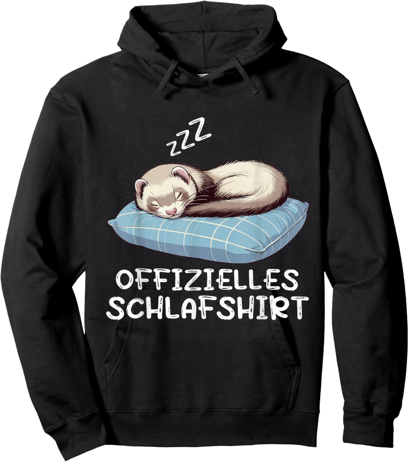 Official Sleep Shirt Ferret Ferret Owner , black Hoodie - Hoodie | Black