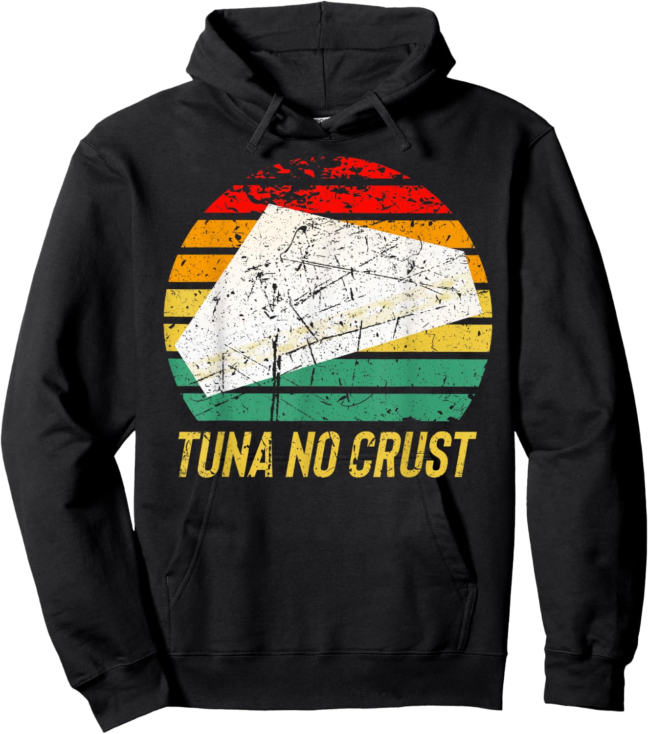 Retro Furious Tuna No Crust Fast Vintage Car Quote Hoodie - Hoodie | Black