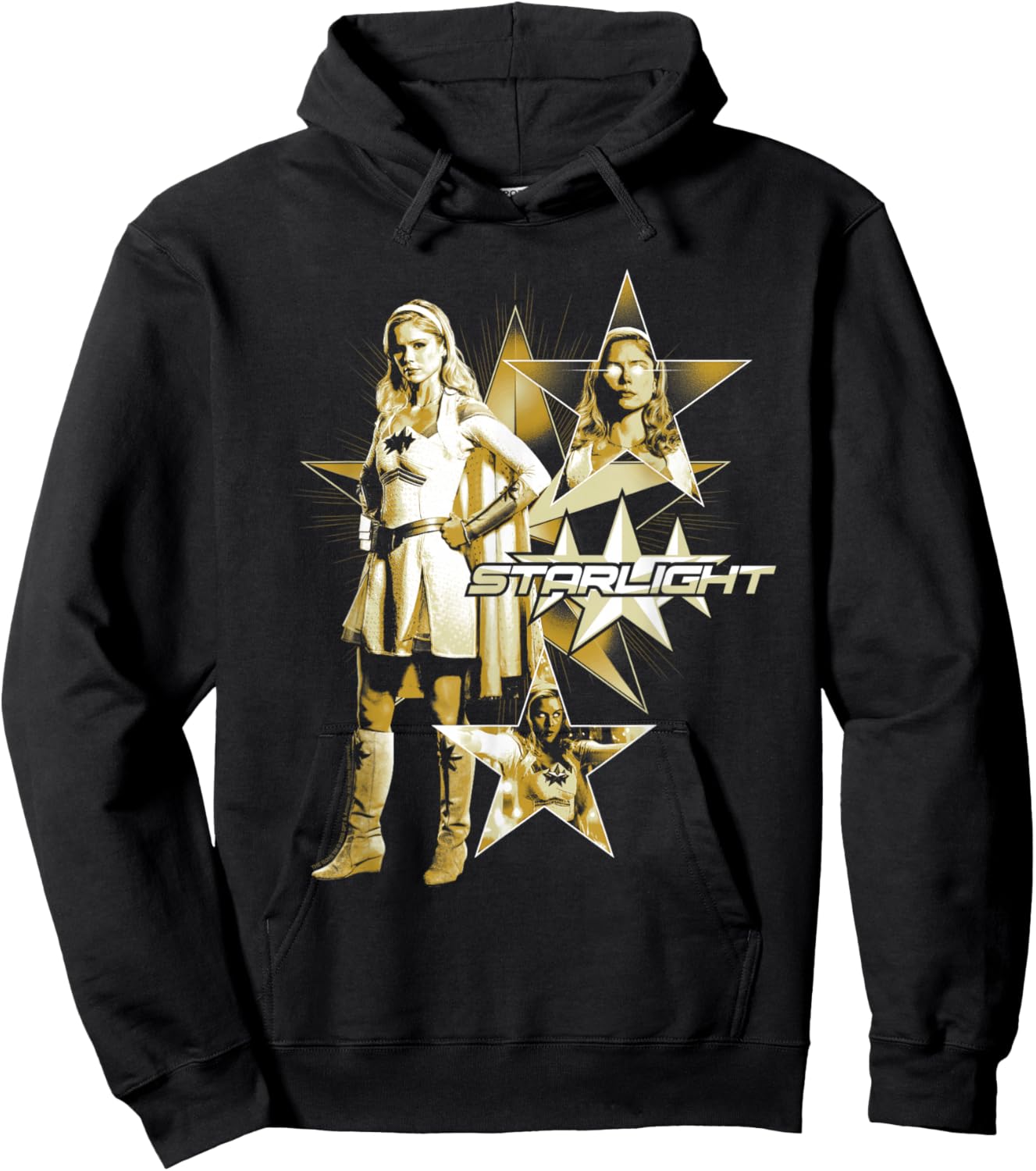 The Boys Starlight Stars and Portraits Collage Superhero TV Hoodie - Hoodie | Black