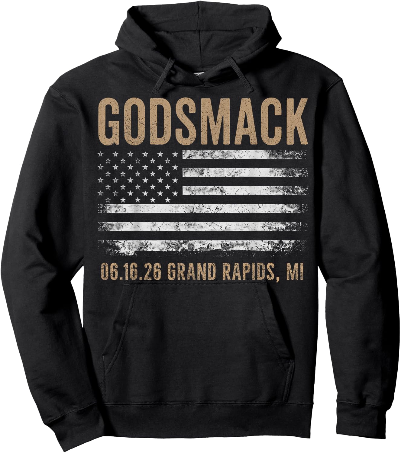 Godsmack The Rise of Rock 2026 Grand Rapids Hoodie - Hoodie | Black