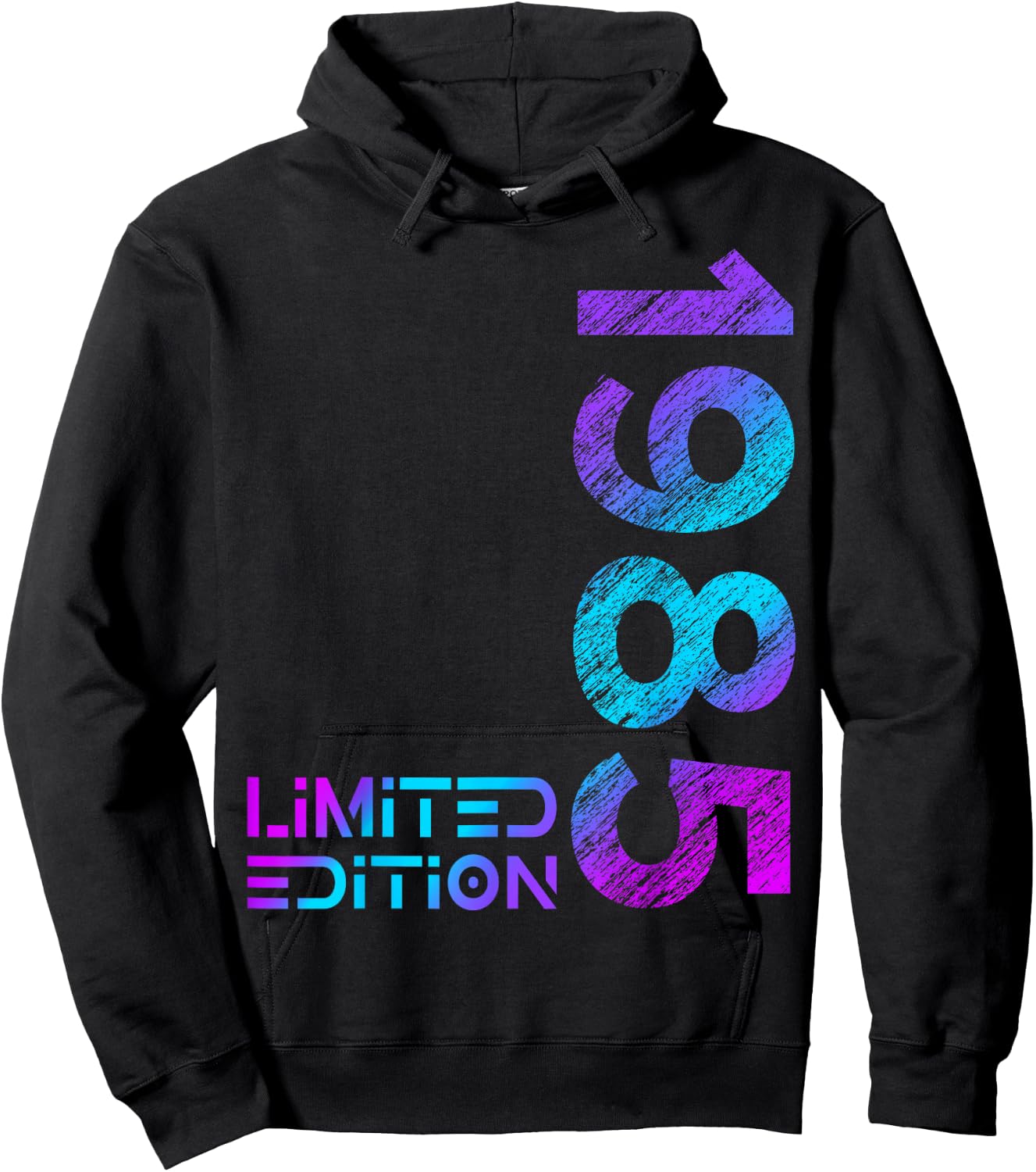 39th Birthday Limited Edition Vintage 1985 Man Woman , black Hoodie - Hoodie | Black