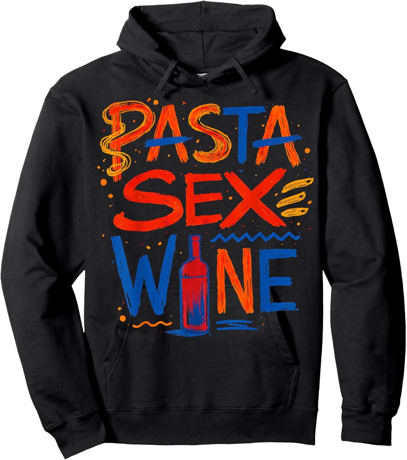 T-Shirt Hoodie - Hoodie | Black