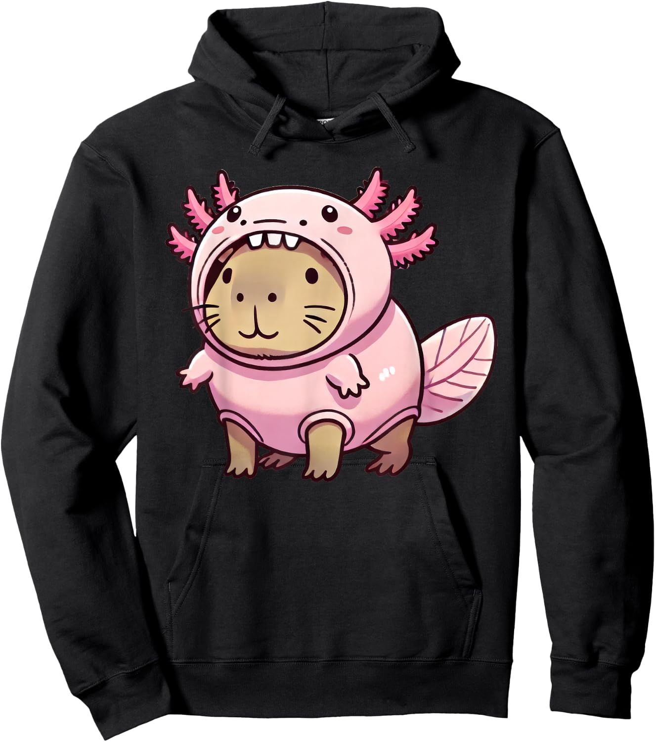 Child Black Small Short Sleeve Hoodie - Hoodie | Black
