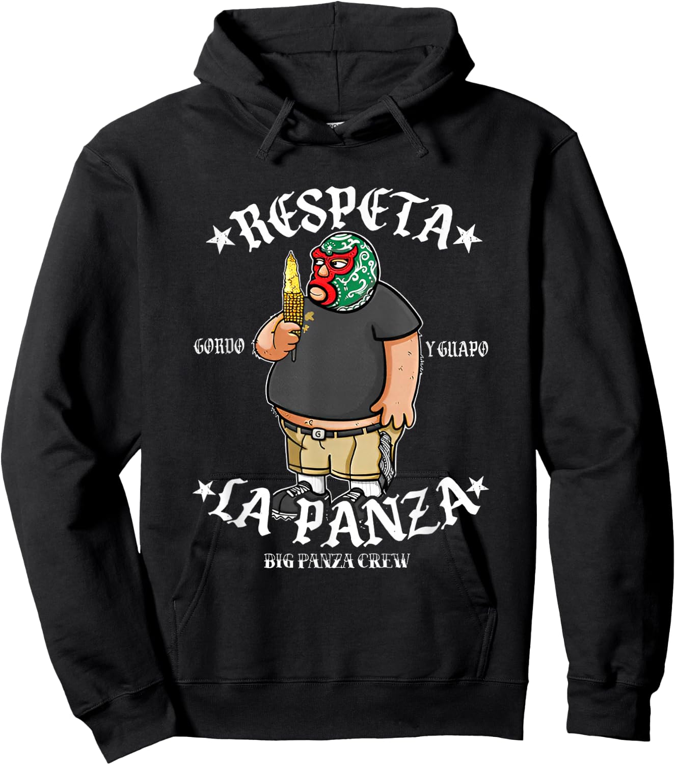 Respeta La Panza Hoodie - Hoodie | Black