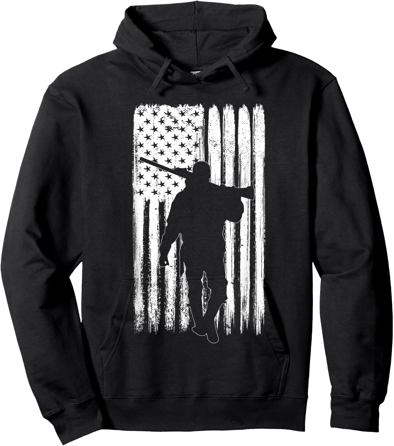 Funny Retired Hunter Saying - American Deer Hunting Hoodie - Hoodie | Black