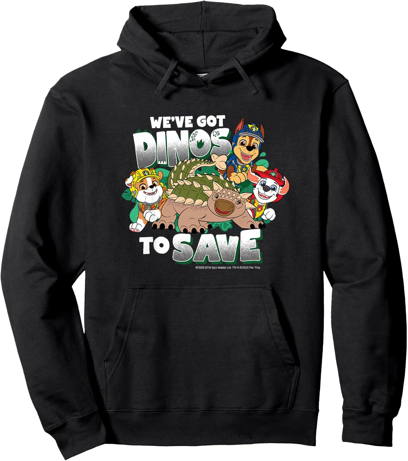 Paw Patrol: The Dino Movie - We've Got Dinos to Save Hoodie - Hoodie | Black