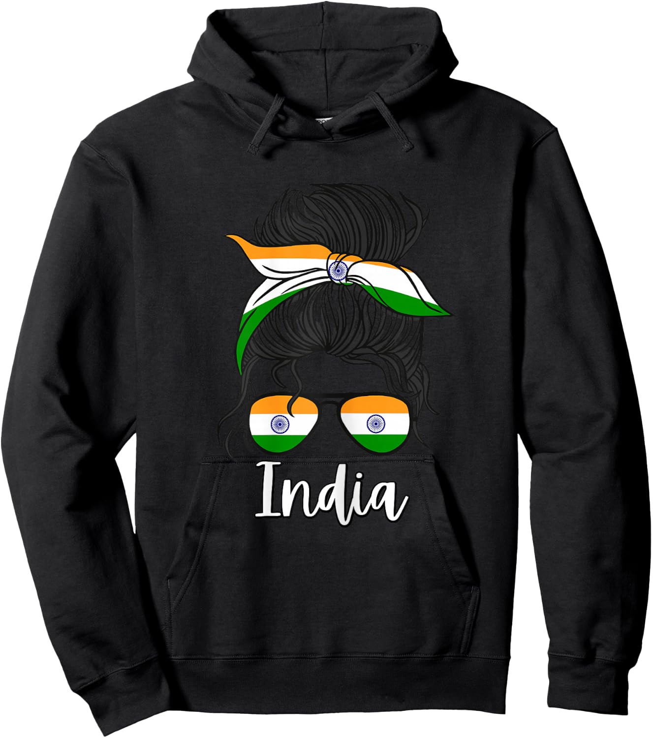 bhaarat kee ladakee Indian Girl Bhaarat Indien Mädchen Damen Hoodie - Hoodie | Black