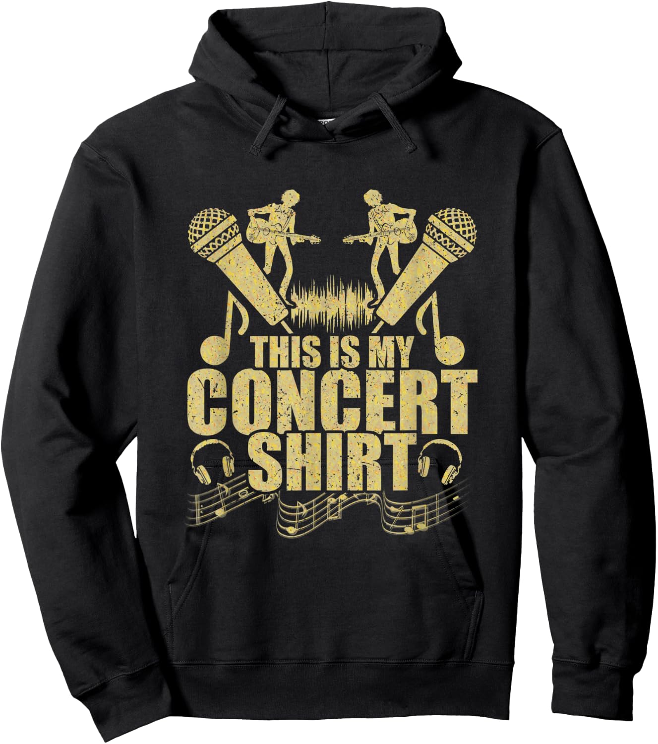 Funny Live Music Lover This Is My Concert Hoodie - Hoodie | Black