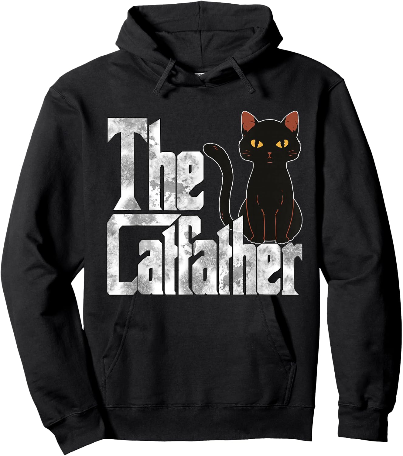 The Catfather Cat Father Mafia Whiskers Male Daddy Hoodie - Hoodie | Black