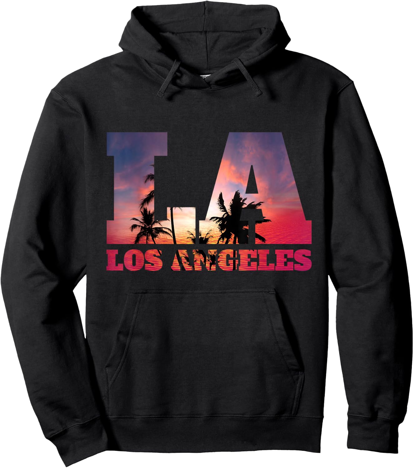Los Angeles LA California Gift Hoodie - Hoodie | Black