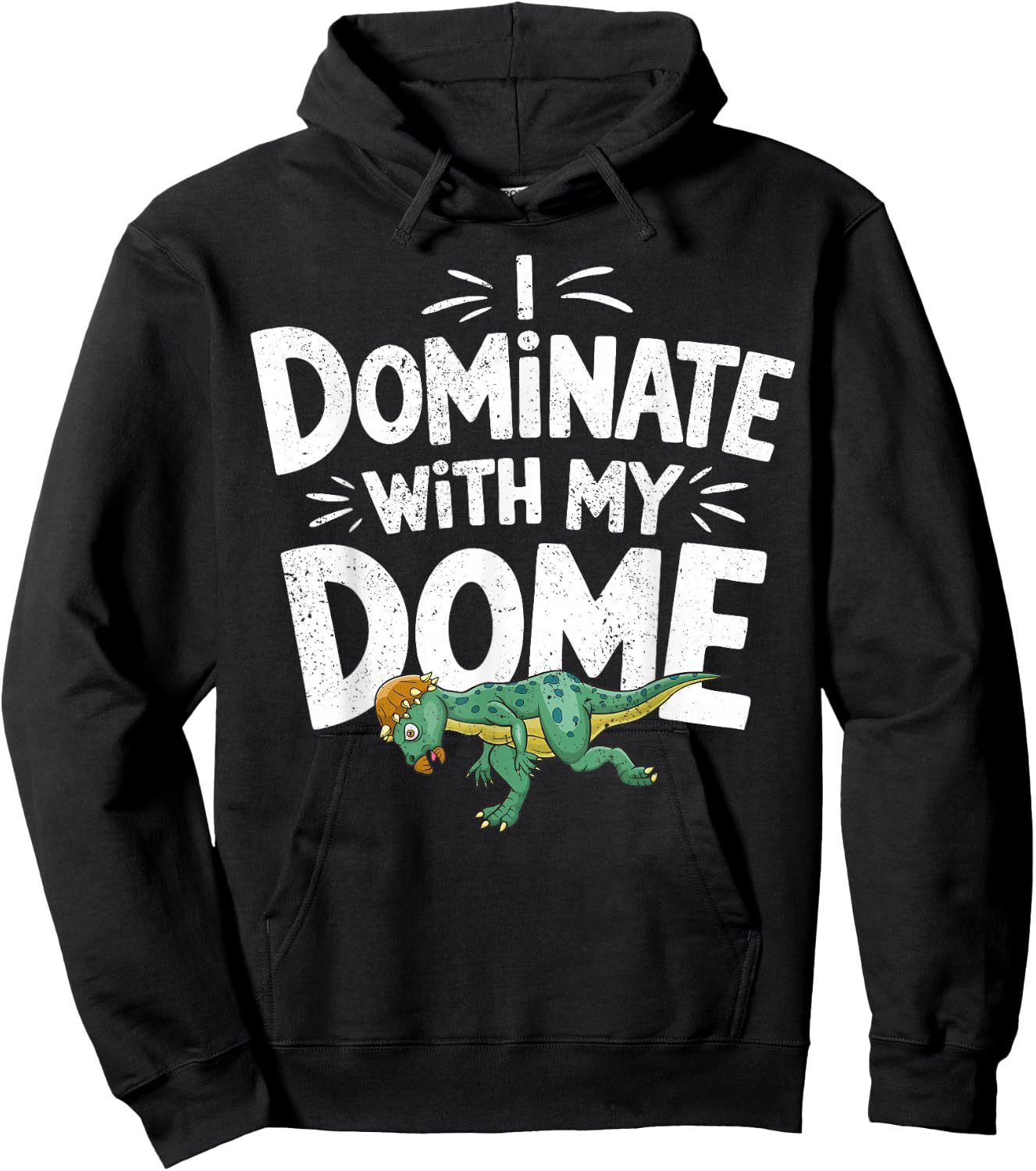 Pachycephalosaurus Dome Pachycephalo Hoodie - Hoodie | Black