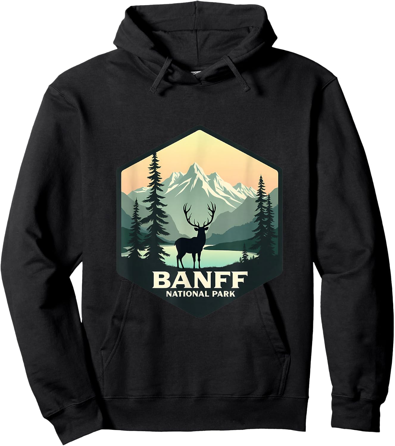 Banff National Park Adventure Scenic Wilderness Hoodie - Hoodie | Black